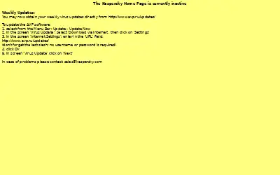 kaspersky.com in 1999
