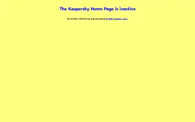 kaspersky.com in 2000