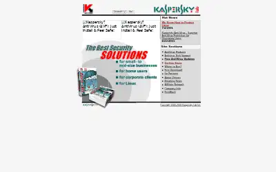 kaspersky.com in 2001