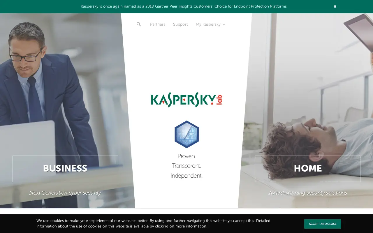kaspersky.com in 2018