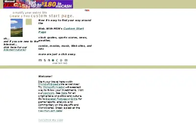 msn.com in 1996