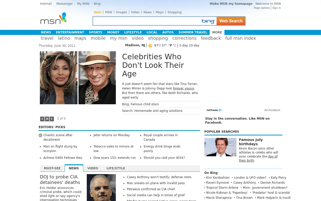 msn.com on June 30, 2011