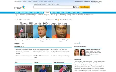 msn.com in 2014