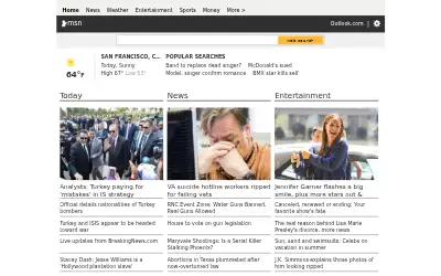 msn.com in 2016