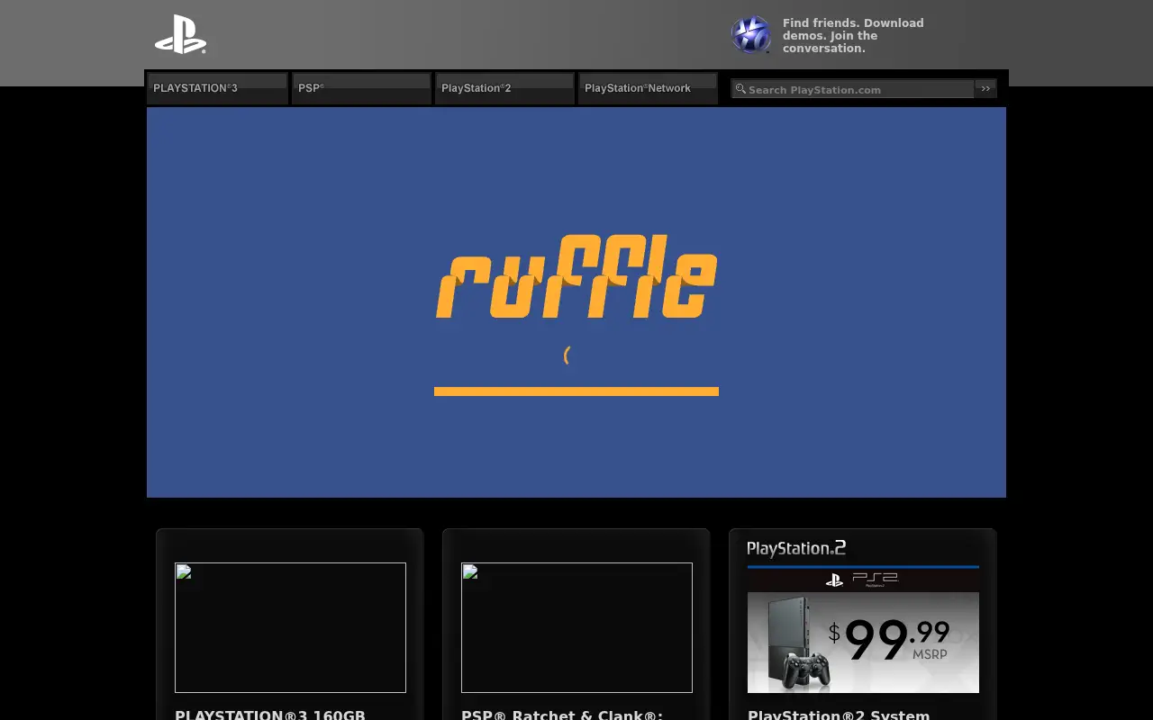 playstation.com in 2009
