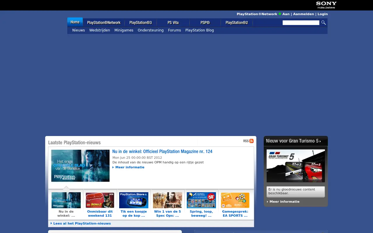 playstation.com in 2012