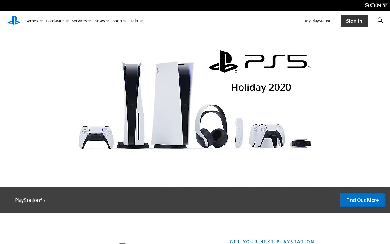 playstation.com in 2020