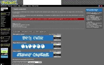 dafont.com in 2002