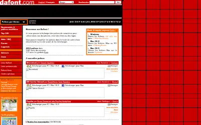 dafont.com in 2004