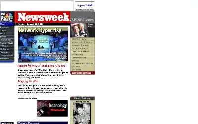 newsweek.com in 2000