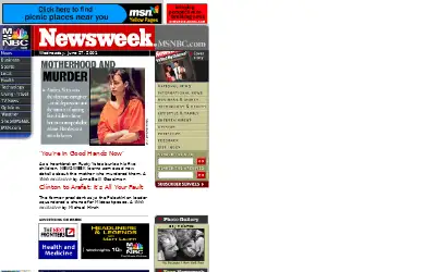 newsweek.com in 2001