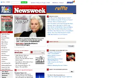 newsweek.com in 2005