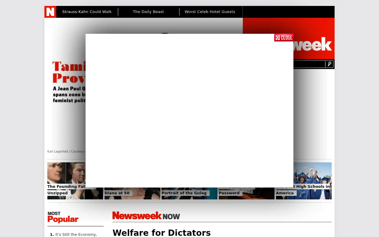 newsweek.com in 2011