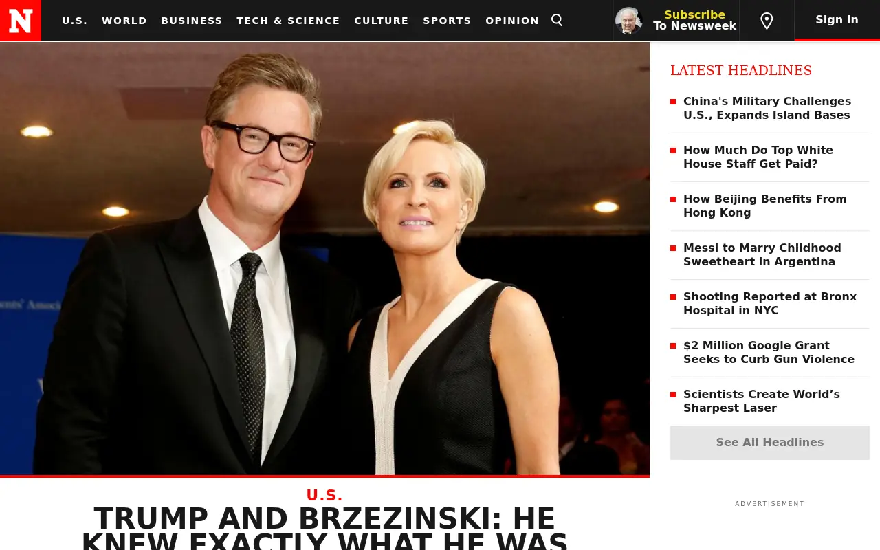 newsweek.com in 2017