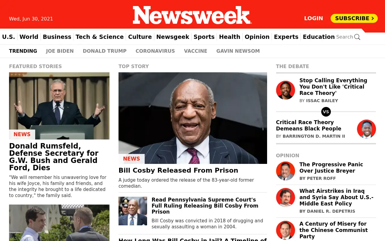 newsweek.com in 2021