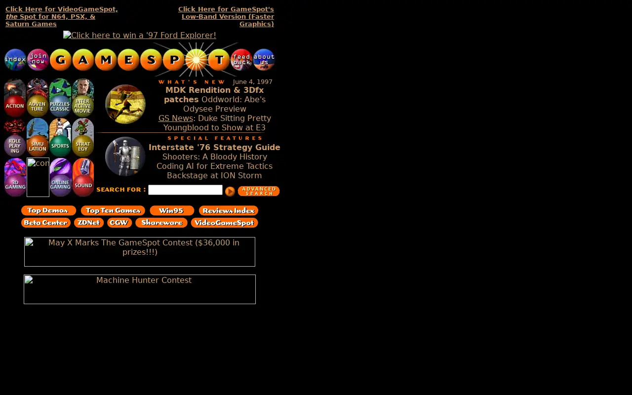 gamespot.com in 1997