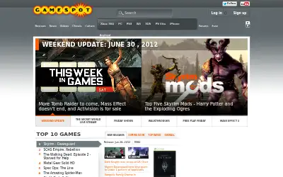 gamespot.com in 2012