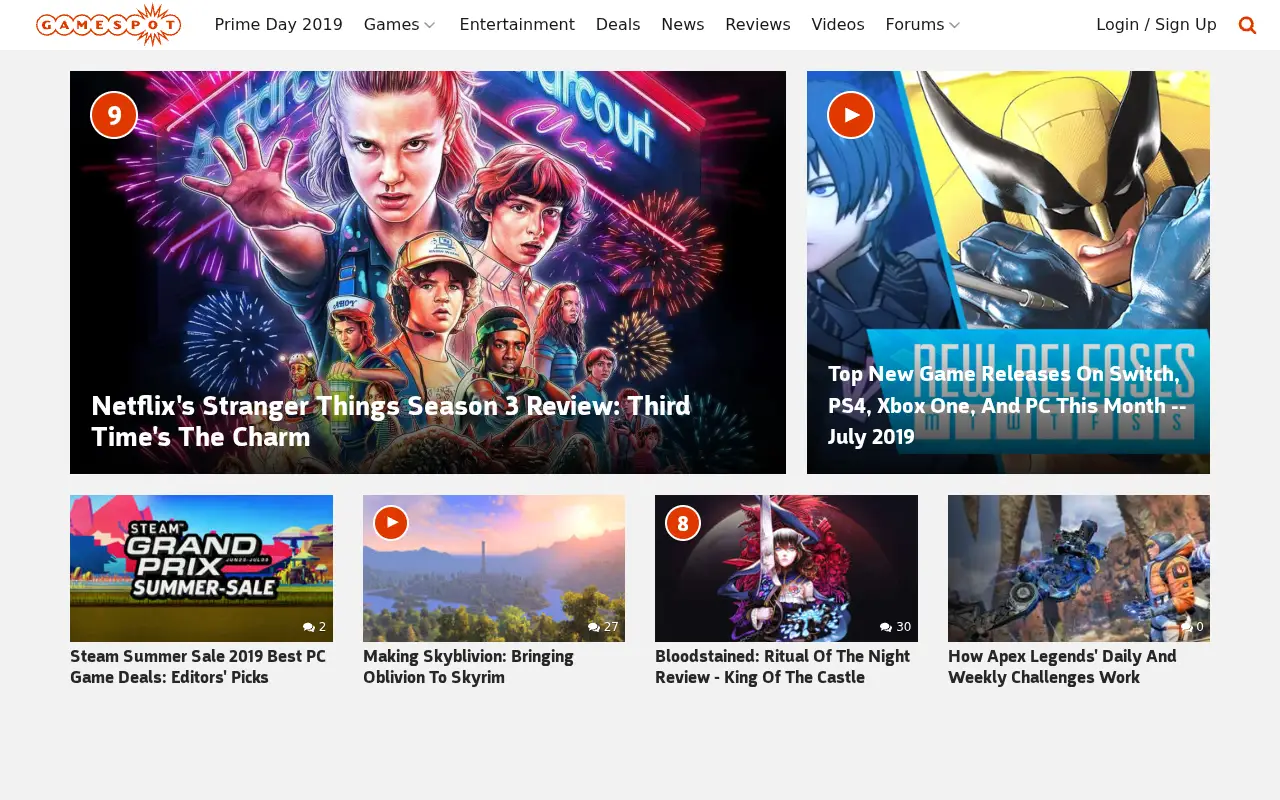 gamespot.com in 2019