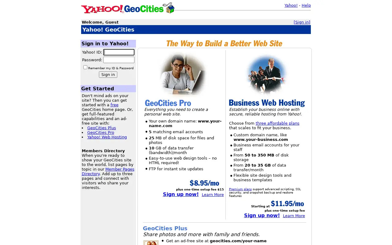 geocities.com in 2004
