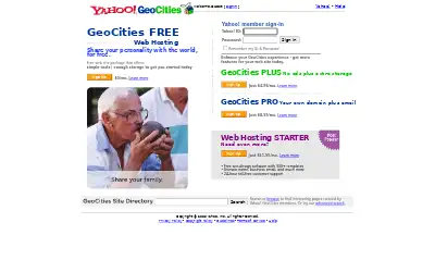 geocities.com in 2005