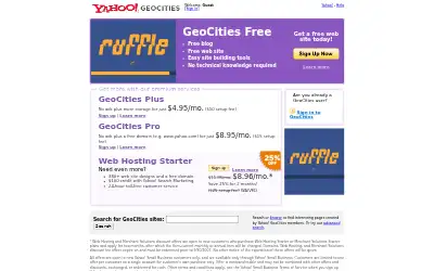 geocities.com in 2007