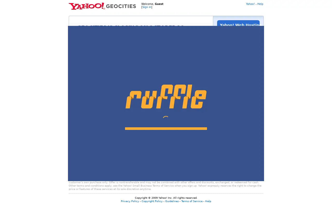 geocities.com in 2009