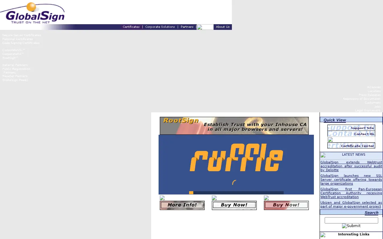 globalsign.com in 2004