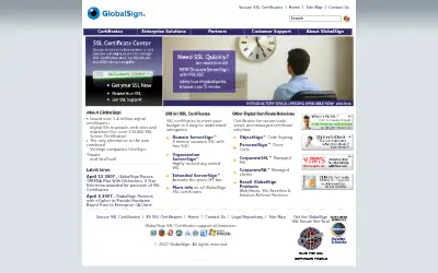 globalsign.com in 2007