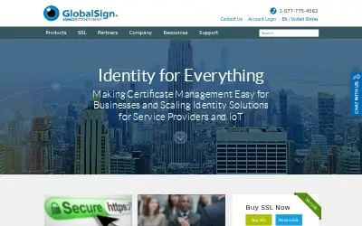 globalsign.com in 2018