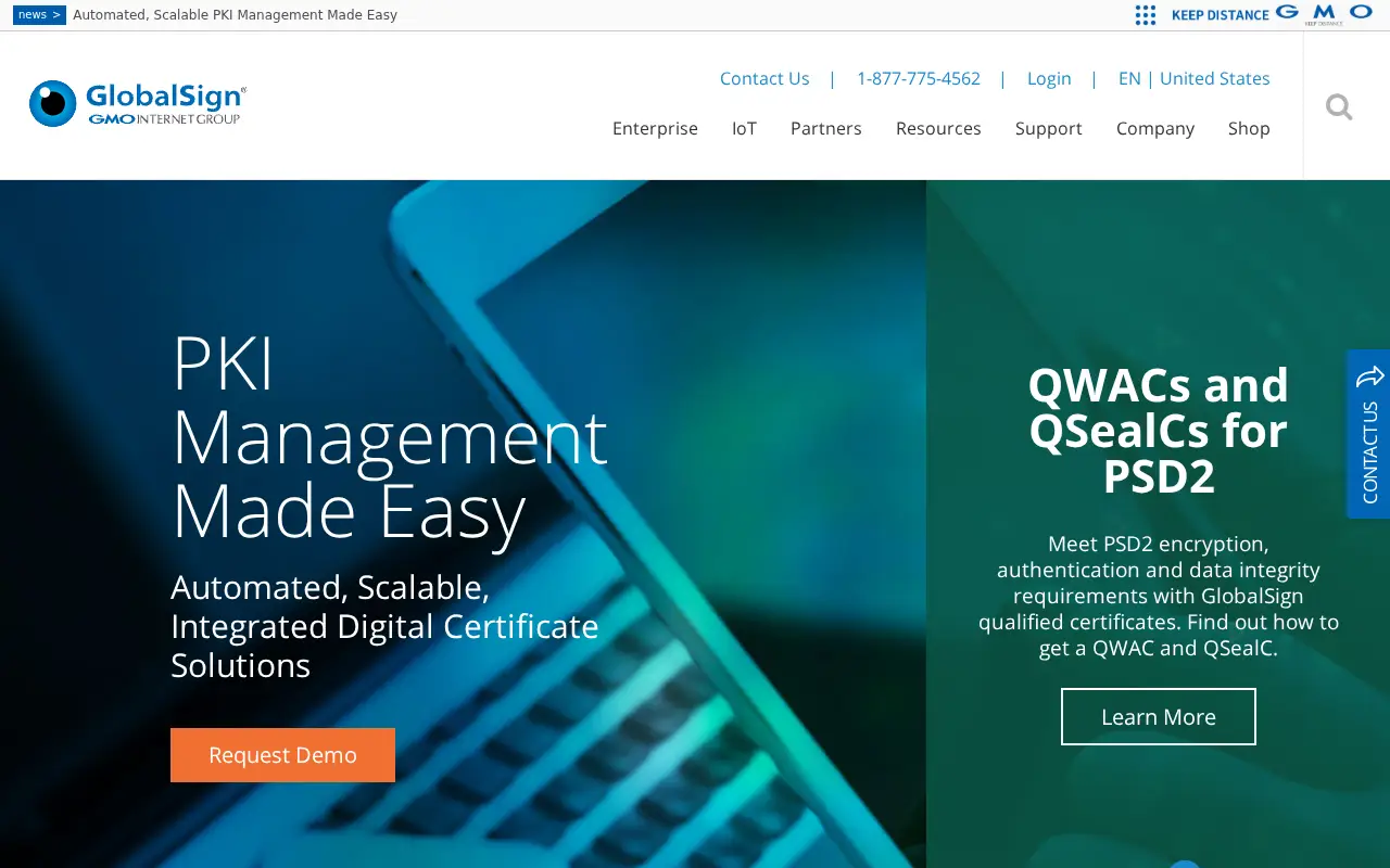 globalsign.com on June 30, 2020