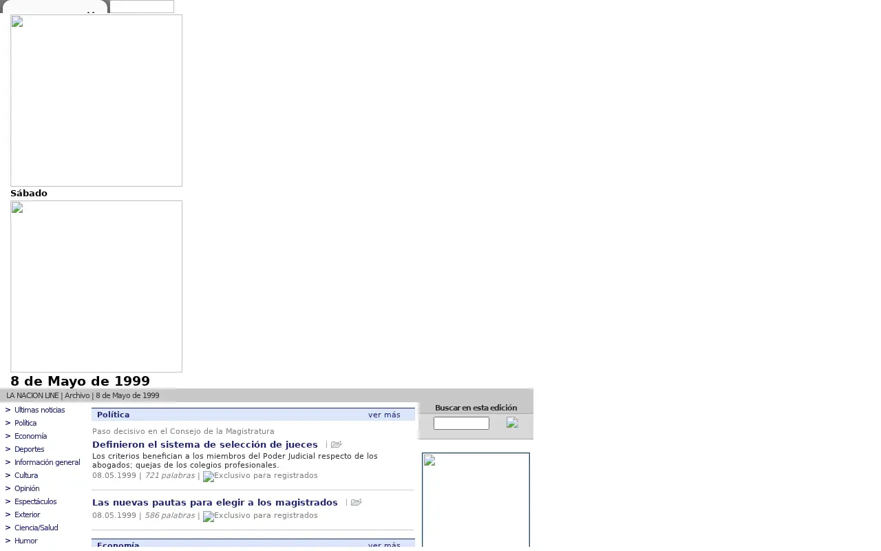 lanacion.com.ar in 1999