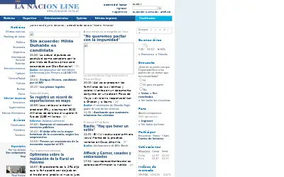 lanacion.com.ar in 2005