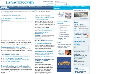 lanacion.com.ar in 2006