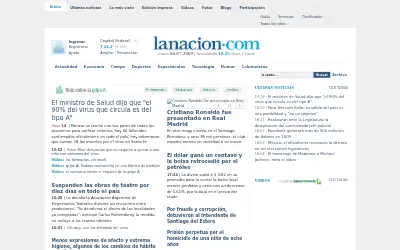 lanacion.com.ar in 2009