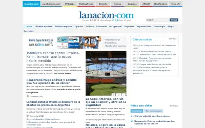 lanacion.com.ar in 2011