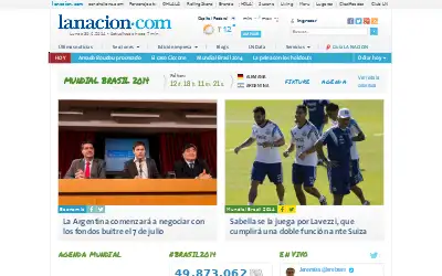 lanacion.com.ar in 2014