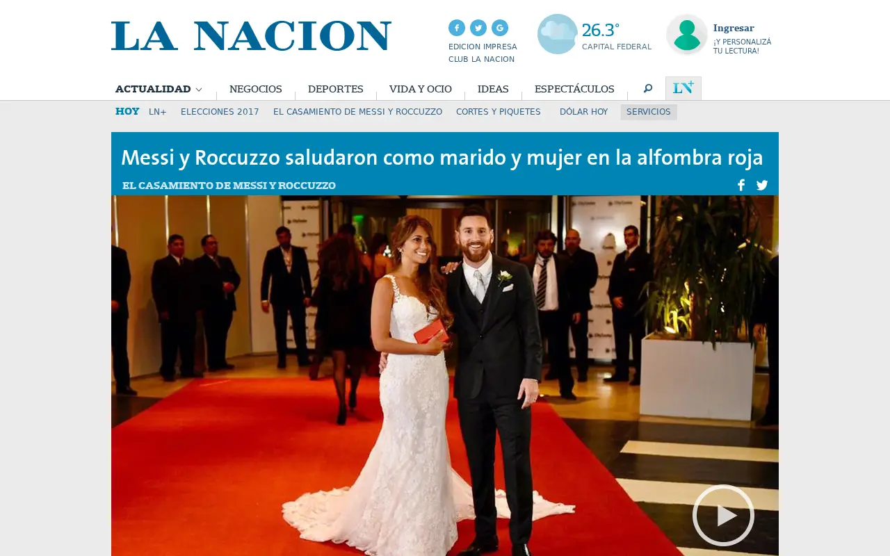 lanacion.com.ar in 2017