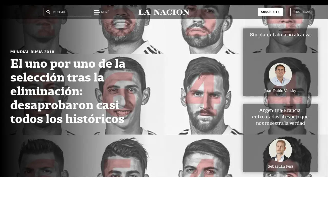 lanacion.com.ar in 2018