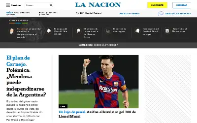 lanacion.com.ar in 2020