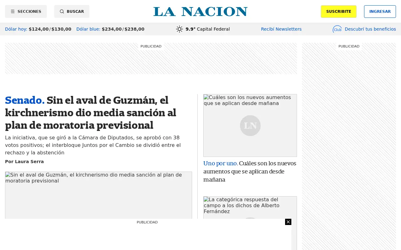 lanacion.com.ar in 2022