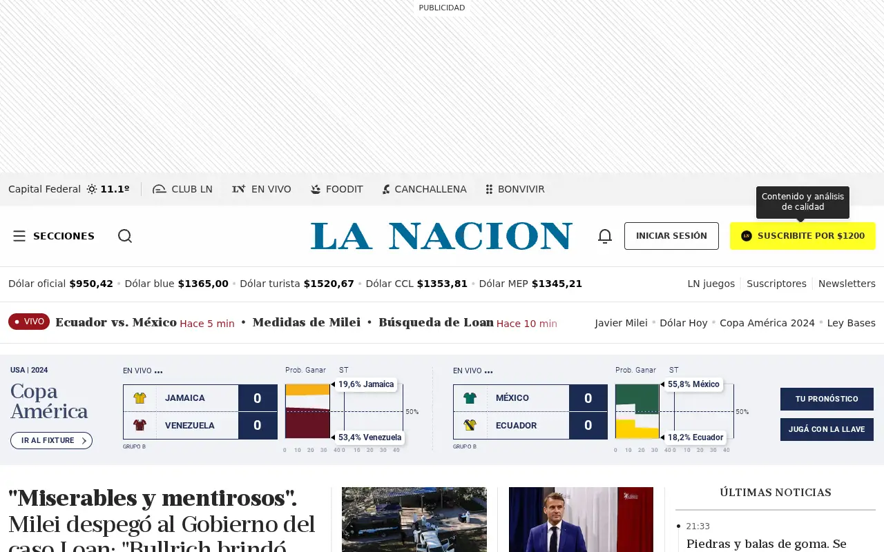 lanacion.com.ar in 2024