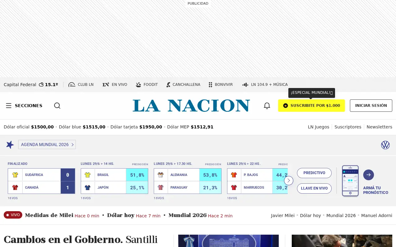 lanacion.com.ar in 2026