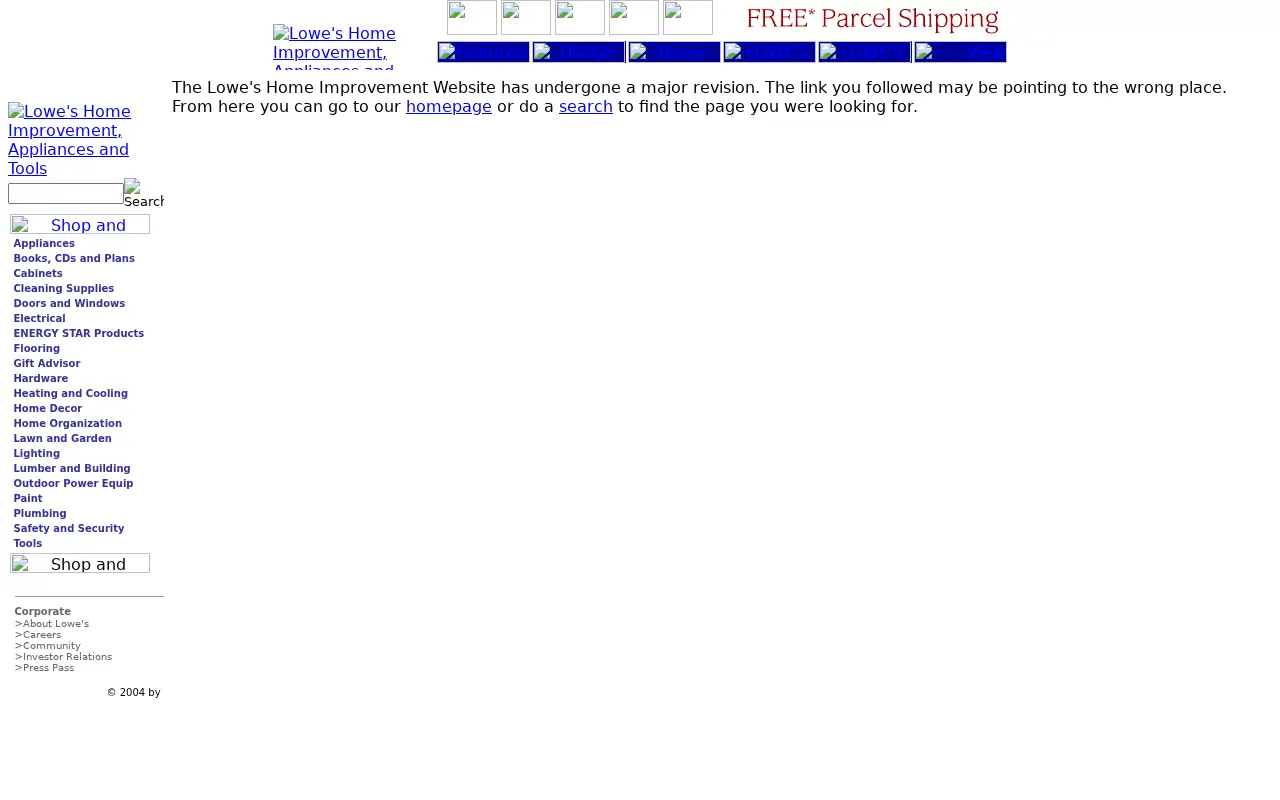 lowes.com in 1998