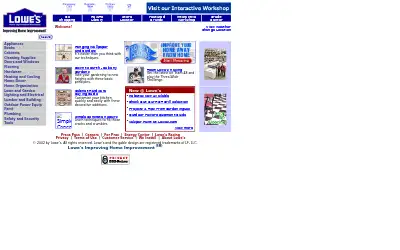 lowes.com in 2002