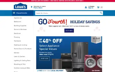 lowes.com in 2017