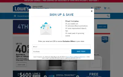 lowes.com in 2019