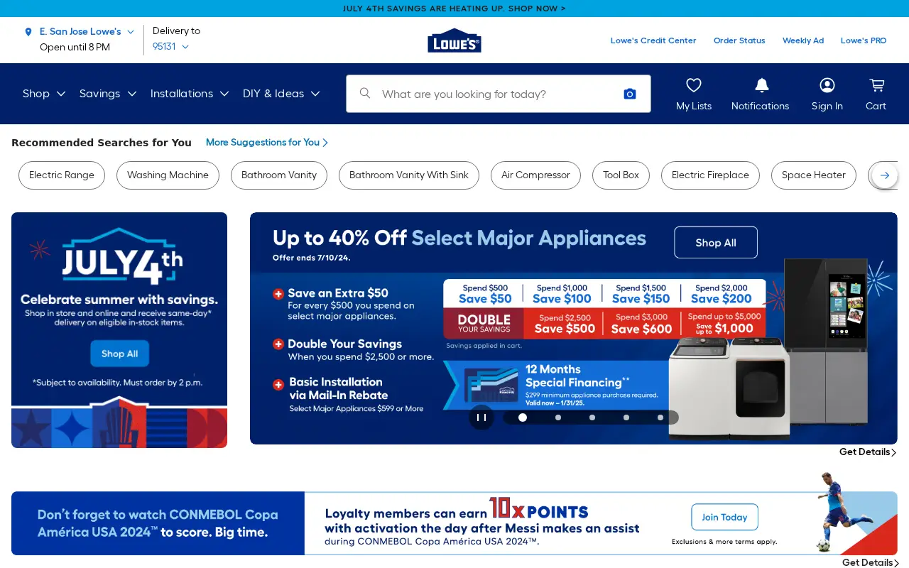 lowes.com in 2024