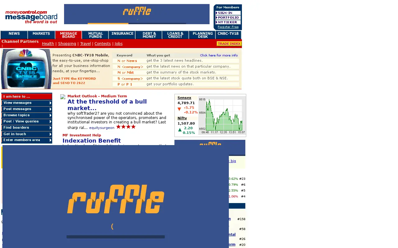 moneycontrol.com in 2004