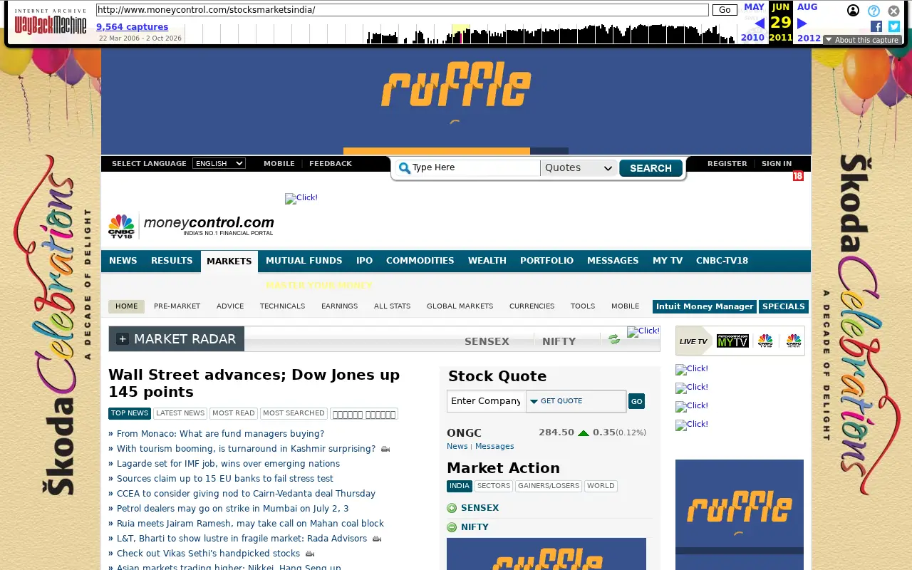 moneycontrol.com in 2011