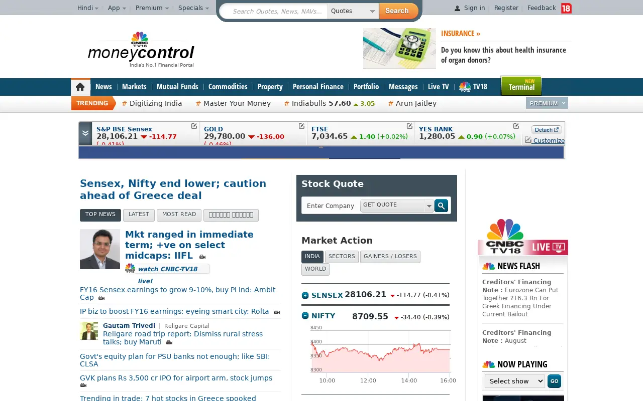 moneycontrol.com in 2015